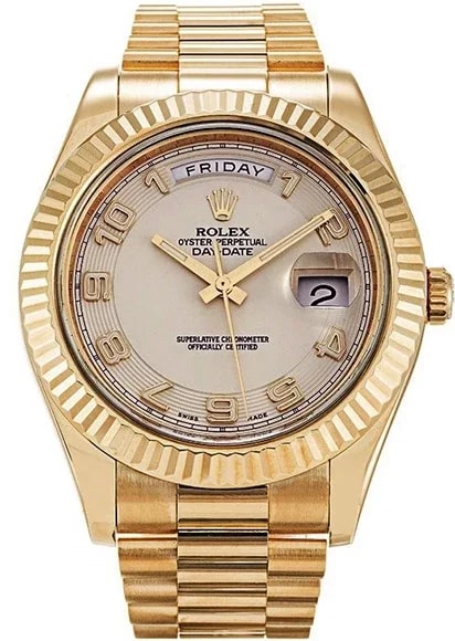 Worldofluxuryus — Rolex Day-Date II 18K Yellow Gold — Watch — resale