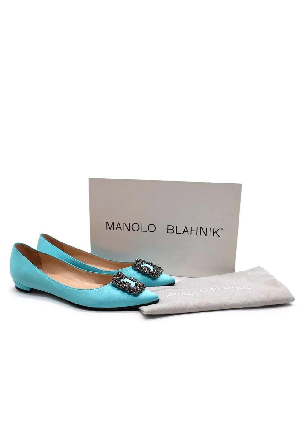 Manolo Blahnik — Manolo Blahnik Embellished Buckle — Designer Shoe — resale