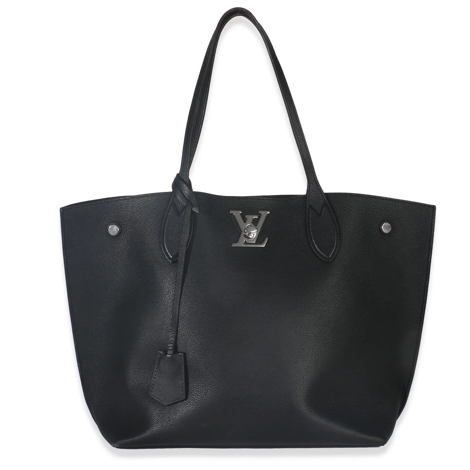 Louis Vuitton — Louis Vuitton Grained Lockme Cabas — Handbag — resale