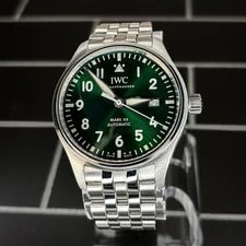IWC — IWC Pilot's Green - IW3282-06, Original Box and Paper, 2023 — Watch — resale