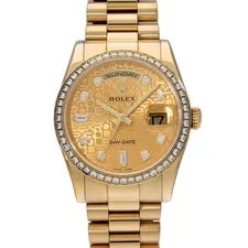 Rolex — Rolex Day-Date 118348A 36mm Yellow Gold Champagne #WW305 — Watch — resale