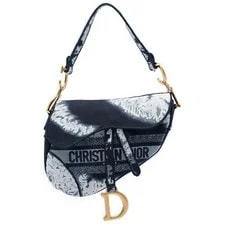 Dior — Dior Embroidered Tie Dye Saddle — Handbag — resale