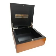 Panerai — Officine Panerai Wooden Box Brown Leather Inside Storage — Watch — resale