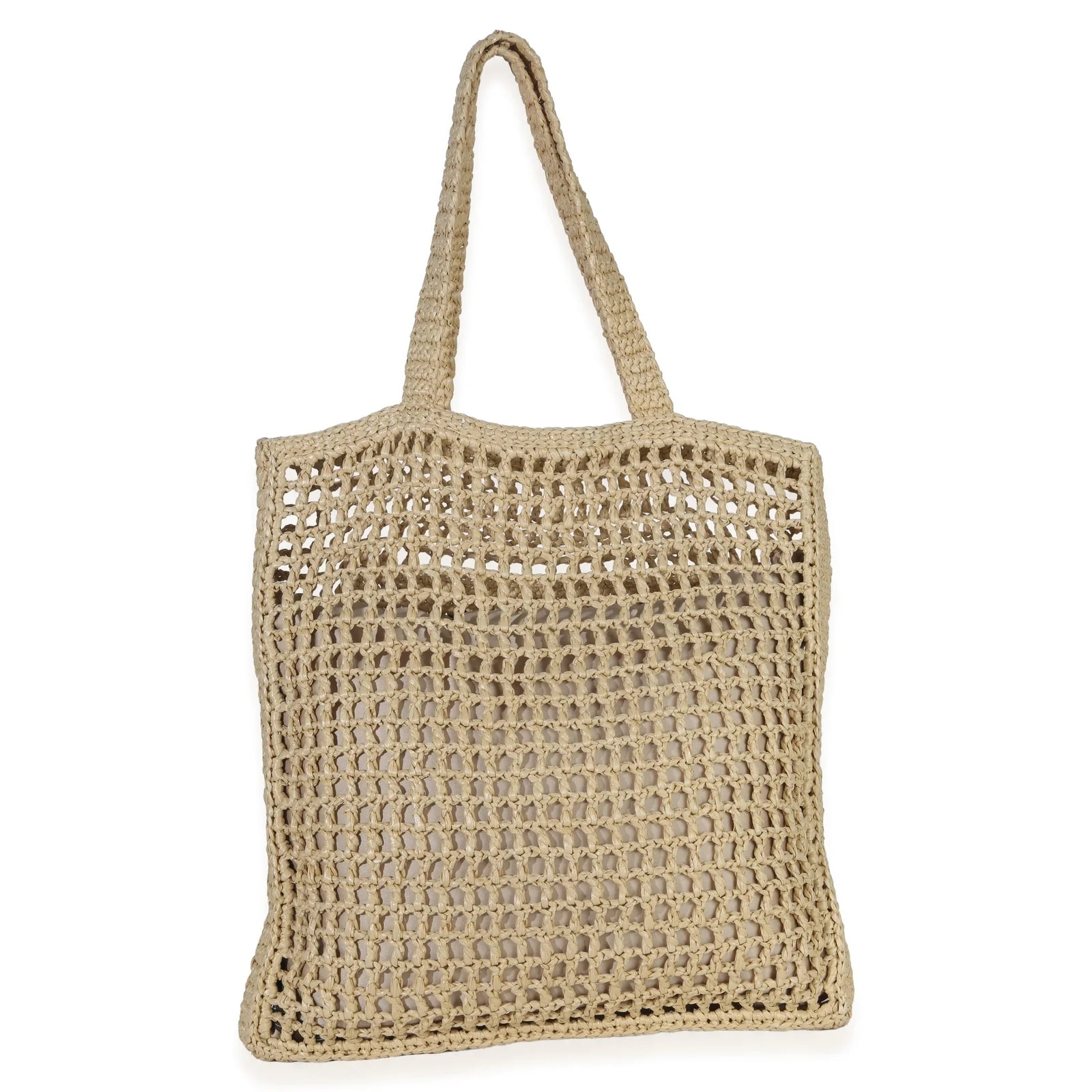Prada — Prada Effect Logo Crochet — Handbag — resale
