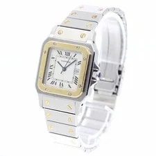 Cartier — Cartier Santos Galbee LM 81036283 Automatic 29mm Box Papers Beige — Watch — resale