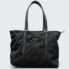 Prada — Revision Prada Triangle Logo Br2310 Testu Blac — Handbag — resale