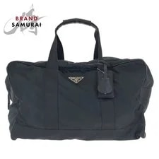 Prada — Excellent Condition Prada Triangle Logo Plate Leath — Handbag — resale