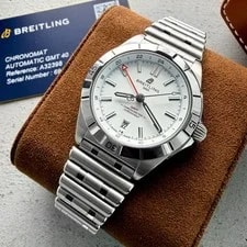 Breitling — 2023 Breitling White Dial GMT Chronomat 40 A32398101a1a1 – Papers -Warranty 2028 — Watch — resale