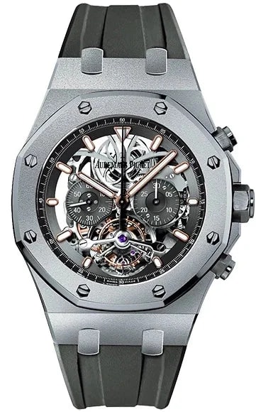 Worldofluxuryus — Audemars Piguet Royal Oak Tourbillon Chronograph Skeleton Titanium — Watch — resale