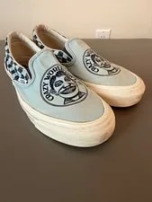 Vans — 10 Vans Vault X John van Hamersveld OG Classic Slip-On LX Crazy World — Sneaker — resale