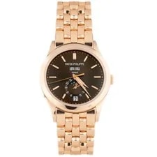 Patek Philippe — Patek Philippe Annual Calendar Rose Gold Green Dial 38.5mm 5396R Full Set — Watch — resale