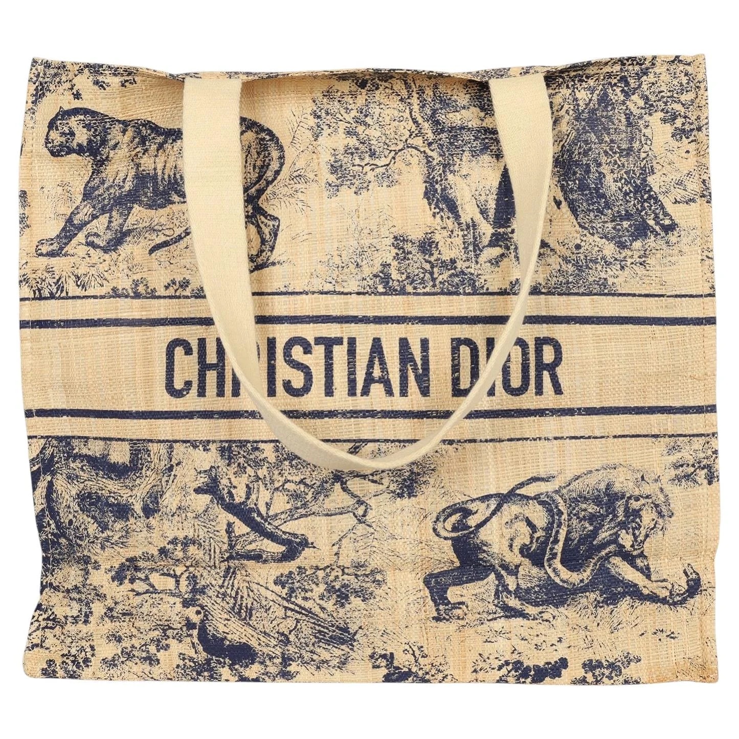 Dior — Christian Dior Straw Dioriviera — Handbag — resale