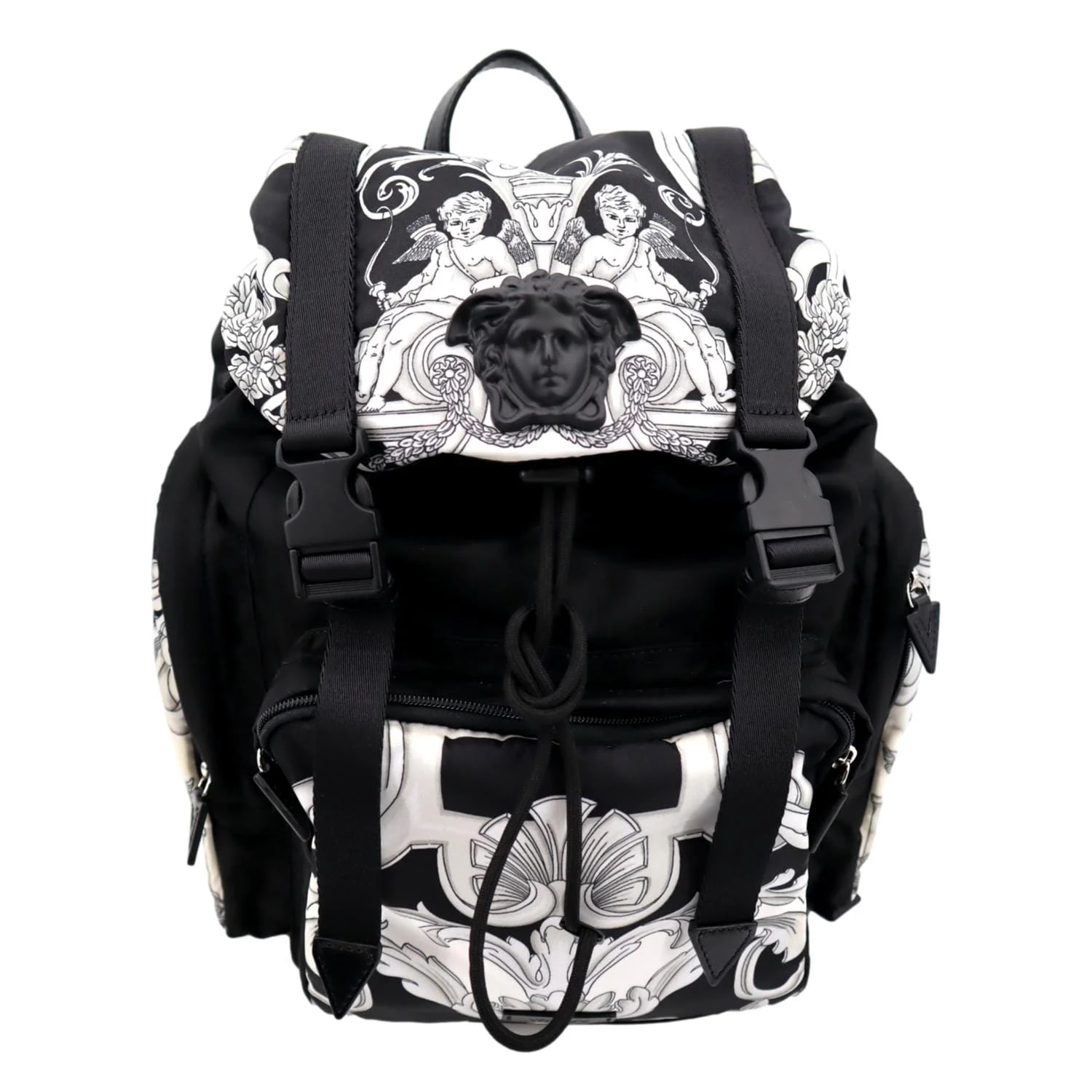 Versace — Versace Baroque Print Medusa Backpack — Handbag — resale