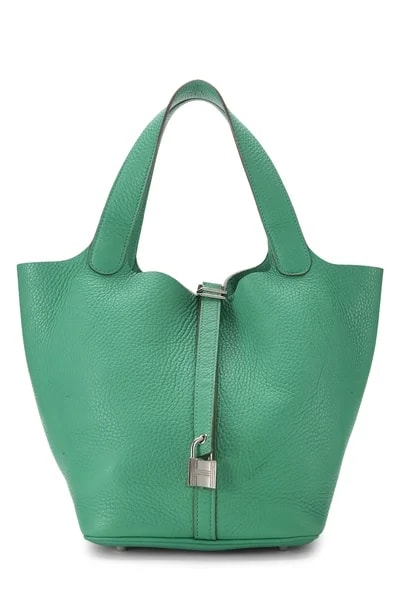 Hermès — Menthe Picotin Lock 22 — Handbag — resale