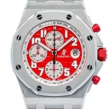 Audemars Piguet — Audemars Piguet RoyalOak Offshore 26108ST Rhone-Fusterie Red Dial 42mm — Watch — resale