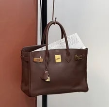 Hermès — Auth Hermès Birkin 30 Dark — Handbag — resale