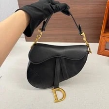 Dior — Auth Dior Medium Saddle — Handbag — resale
