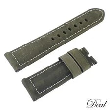 Panerai — Panerai Leather Strap 24mm Khaki for Buckle — Watch — resale