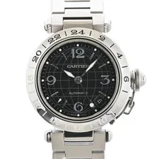 Cartier — Cartier Pasha C Meridian W31079M7 Black — Watch — resale