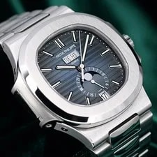 Patek Philippe — Patek Philippe Nautilus Moonphase Blue Gray Gradient Dial Steel 5726/1A-014 — Watch — resale