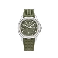 Patek Philippe — Patek Philippe Aquanaut Luce 5267/200A-011 Stainless Steel Green Dial Diamond — Watch — resale