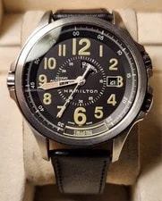 Hamilton — Hamilton Khaki Harrison Ford Khaki Conservation GMT Jazzmaster — Watch — resale