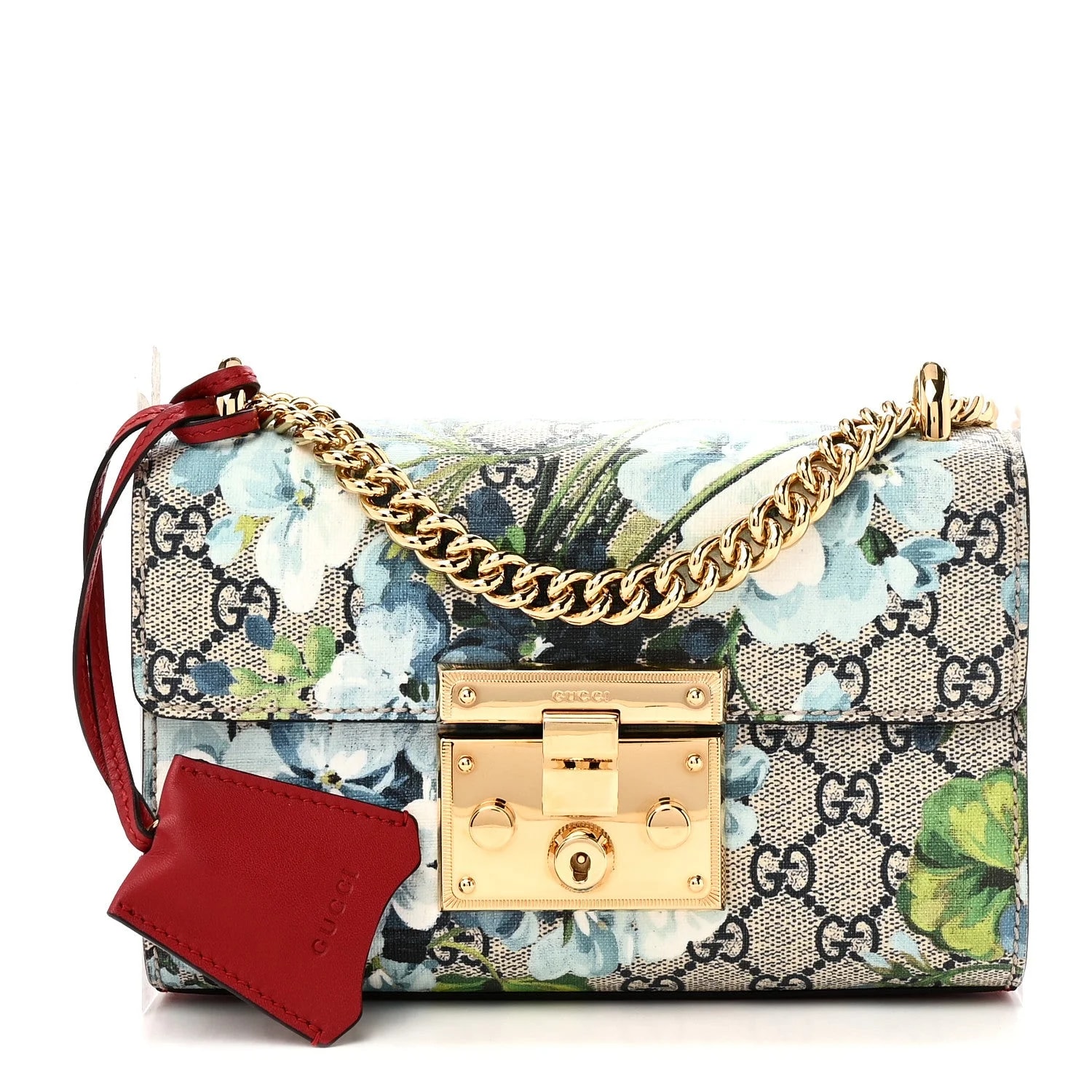 Gucci — Blooms Small Padlock Hibiscus — Handbag — resale
