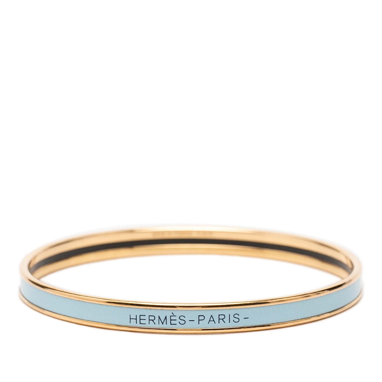 Hermès — Extra Narrow Enamel Uni Bangle 62 — Jewelry — resale