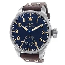 IWC — IWC Big Pilot's Heritage Titanium Brown Leather Auto Black IW510301 — Watch — resale