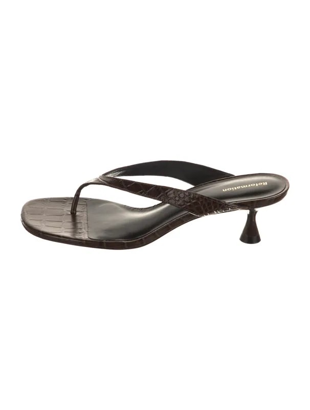 Reformation — Slides — Designer Shoe — resale
