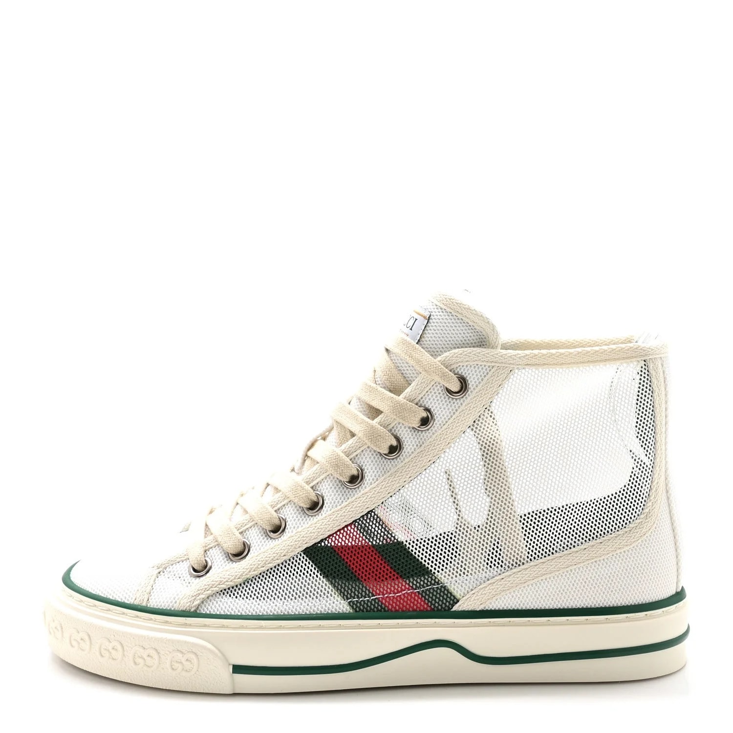 Gucci — Web 1977 Tennis High Top 36 Great Mystic — Sneaker — resale