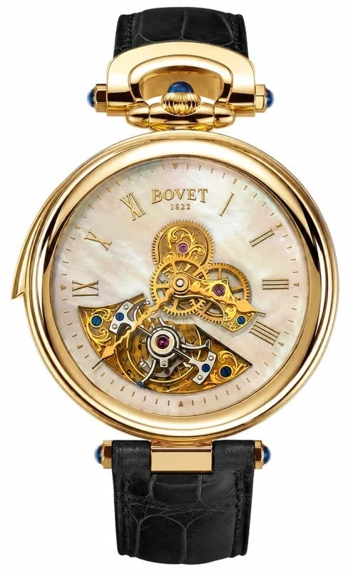 Worldofluxuryus — Bovet Fleurier 43 Minute Repeater Tourbillon Skeleton 18k Yellow Gold — Watch — resale
