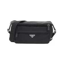 Prada — Prada Belt Enameled Triangle Logo — Handbag — resale