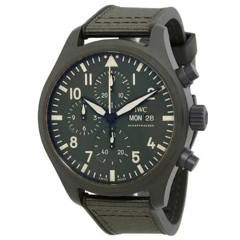IWC — Pilot Top Gun Woodland Chronograph Automatic Green Dial IW389106 — Watch — resale