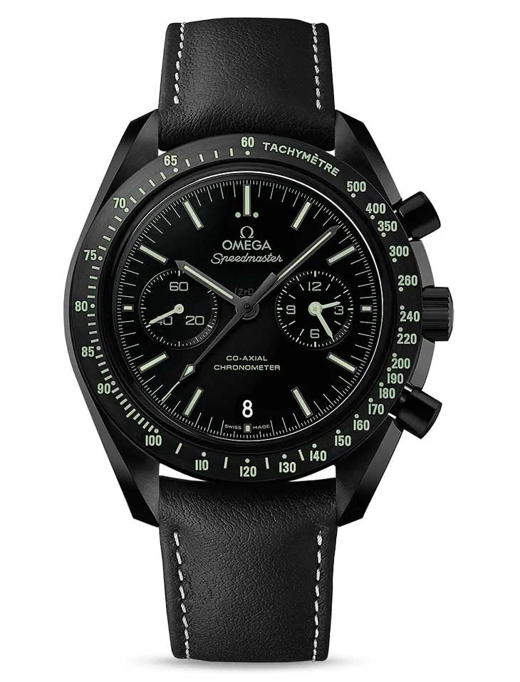 Worldofluxuryus — Omega Speedmaster Moonwatch Co-Axial "Pitch Black” Ceramic `s — Watch — resale