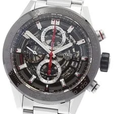 Tag Heuer — TAG Heuer CAR201U 0 Carrera Cal. Heuer 01 Chronograph Automatic S Good Condi — Watch — resale