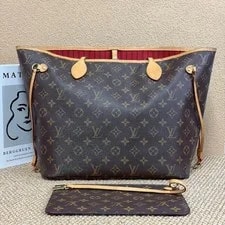 Louis Vuitton Neverfull Mm With - Very Good #BF37HR