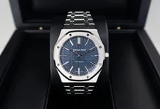 Audemars Piguet — Audemars Piguet Royal Oak 15400ST Blue “Novelty Boutique” 41mm Stainless Steel — Watch — resale