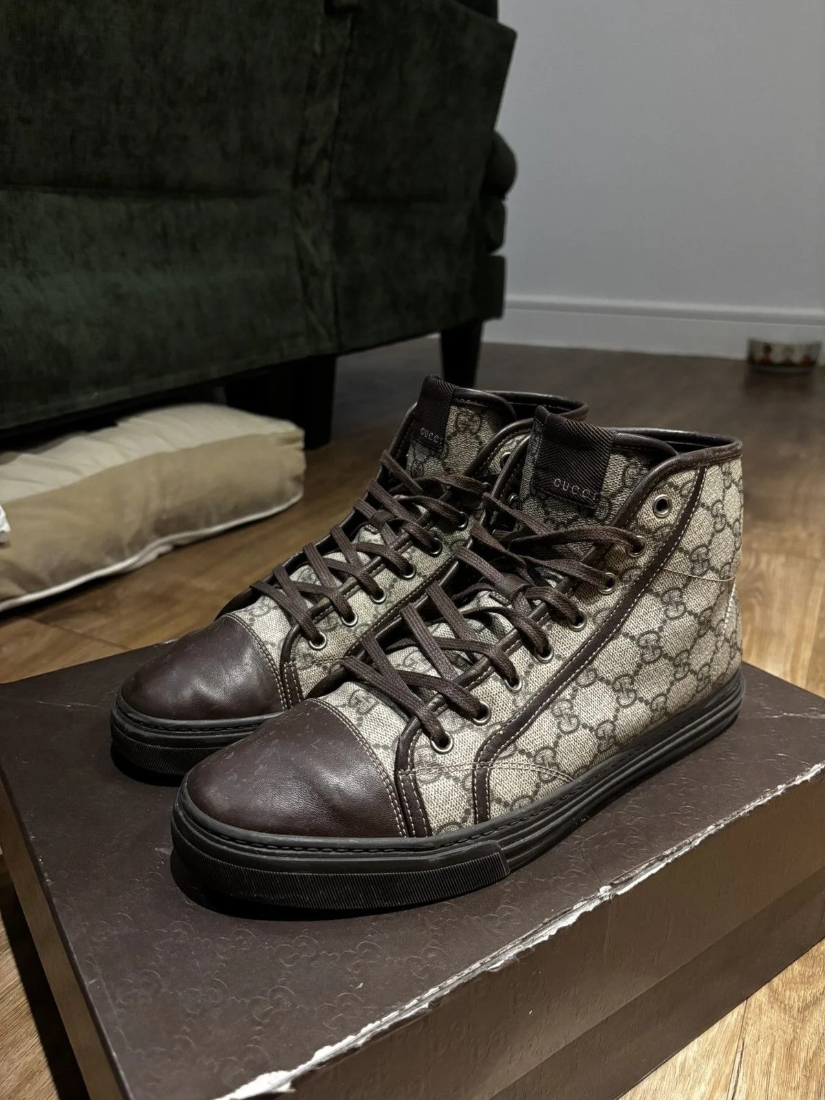Gucci — Gucci Monogram GG High Top — Sneaker — resale