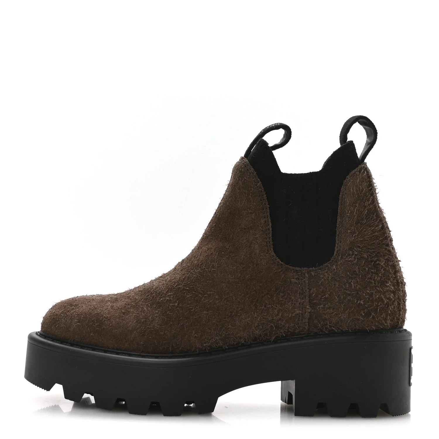Miu Miu — Scamosciato Chelsea 36.5 Bruciato — Designer Shoe — resale