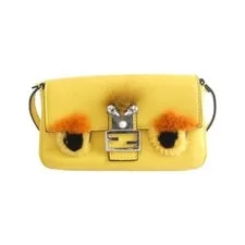 Fendi — Fendi Bugs Micro Baguette 8M0354 37H Lamb From Japan — Handbag — resale