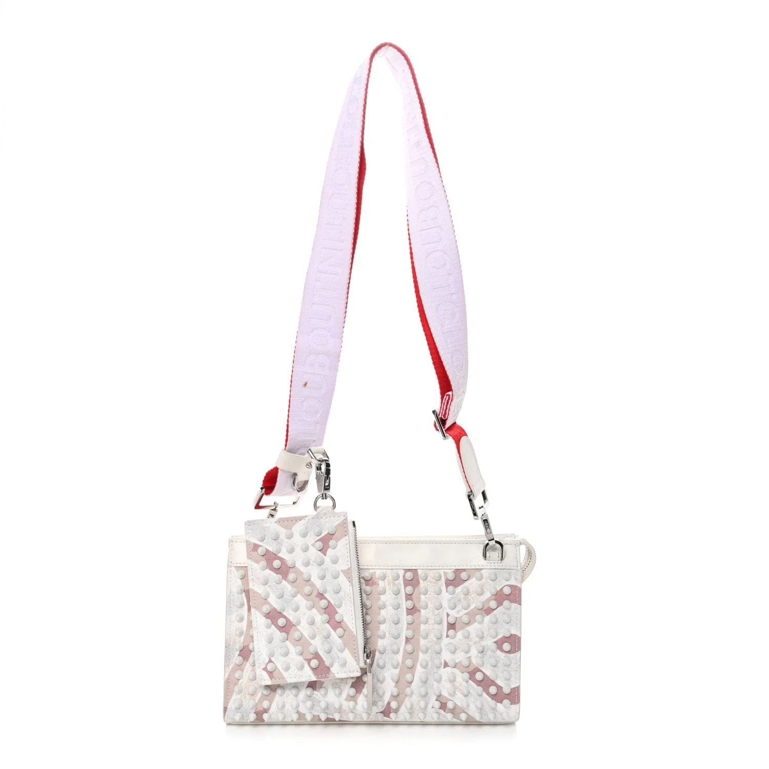 Christian Louboutin — Gaagal Spikes Funky Crossbody Leche — Handbag — resale