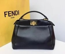 Fendi — Fendi Micro Peekaboo Mini Crossbody Strap HW — Handbag — resale