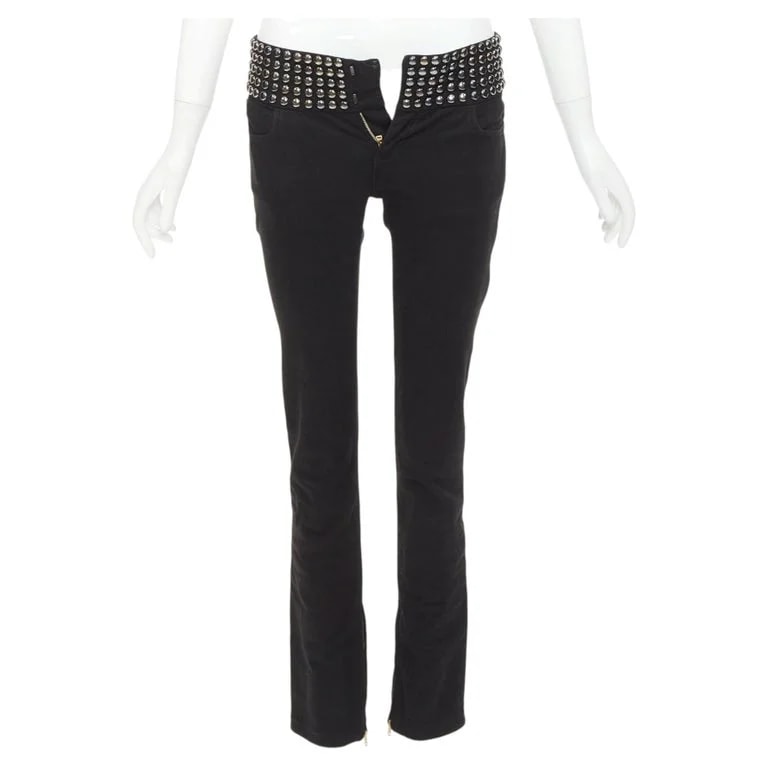 Gucci — Gucci 2008 Dome Studded Waist Skinny Jeans IT38 — Clothing — resale