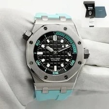 Audemars Piguet — New 2026 Audemars Piguet Royal Oak Offshore Tiffany Blue 15720ST Black Steel B/p — Watch — resale