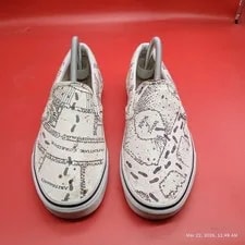 Vans — Vans X Harry Potter Marauder’s Map “Mischief Managed” Classic Slip on Shoes — Sneaker — resale