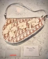 Dior — Christian Dior Y2K Girly Trotter Floral Rhinestone — Handbag — resale