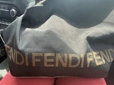 Fendi — Fendi Logo Strap, Metal Hardware Accent — Handbag — resale