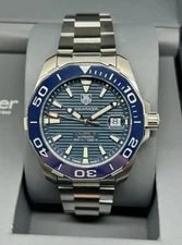 Tag Heuer — TAG Heuer WAY211C.BA0928 Aquaracer Calibre 5 Blue 41mm Automatic — Watch — resale