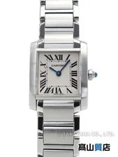 Cartier — Cartier Tank W51008Q3 / 2384 Stainless Steel 20mm Quartz With Box #TW2491 — Watch — resale